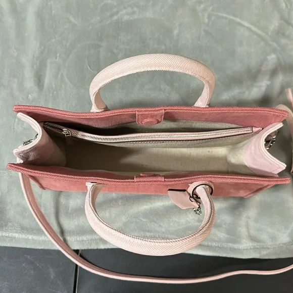 Michael Kors Scarlett Medium Denim Satchel Bag - Picture 15 of 16